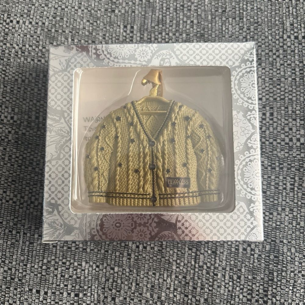 NIB Taylor Swift Fearless Cardigan Ornament